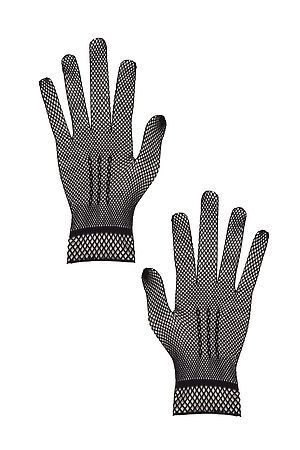 Ажурные перчатки "Касабланка" LE CABARET (Черный) 206389 #239685