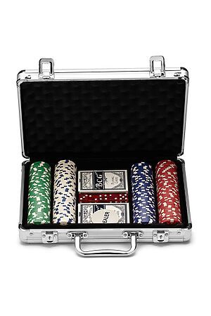 Набор для игры в покер "Казино" Nothing Shop (Черный, синий, красный) 212743 #239701