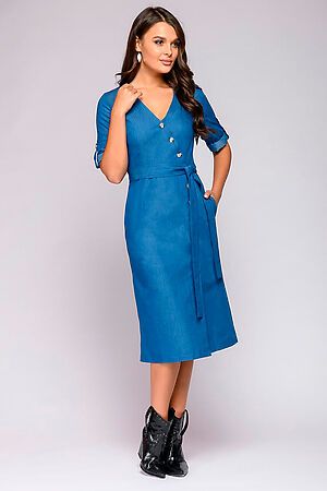 Платье 1001 DRESS (Голубой) 0122001-02063JS #240853