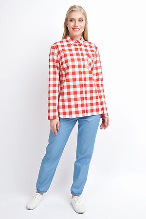 Рубашка CLEVER (Молочный/т.оранжевый) LR20-832 #241250