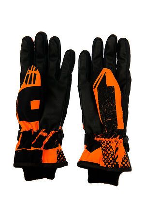 Перчатки PLAYTODAY (Черный, оранжевый) 32011088 #241572