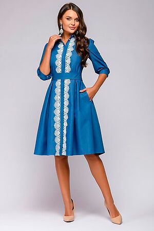 Платье 1001 DRESS (Голубой) 0112001-02216LB #243500