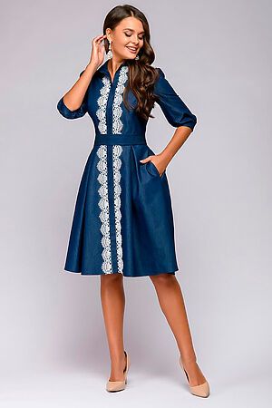 Платье 1001 DRESS (Синий) 0112001-02216BL #245912