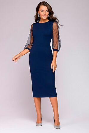 Платье 1001 DRESS (Синее) 0112001-02218BD #246844