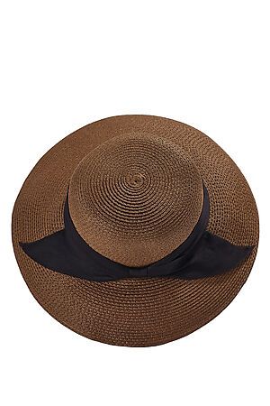 Плетеная шляпа "Спящая красавица" Nothing But Love (Коричневый, черный) 207260 #247388