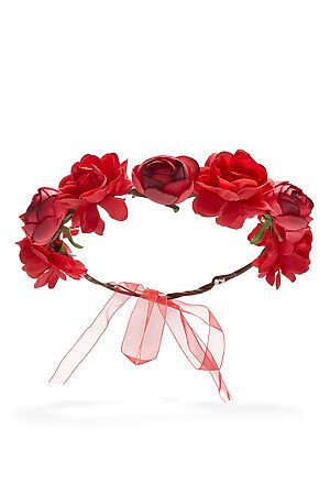 Веночек с розами и пионами Символ любви Nothing But Love (Красный, малиновый, зеленый) 203696 #247427