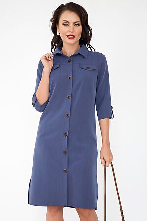 Платье LADY TAIGA (Синяя джинса) П1750 #247532