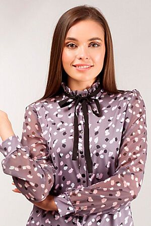 Блуза BRASLAVA (Кофейный, розовый) 1870-24/01 #250558
