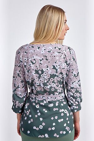 Блуза BRASLAVA (Серый, розовый, белый) 3084/01 #250590