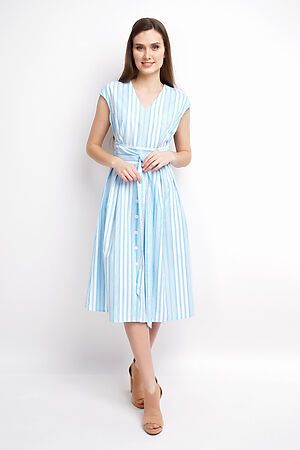 Платье CLEVER (Голубой/молочный) 202418/7ппн #251324
