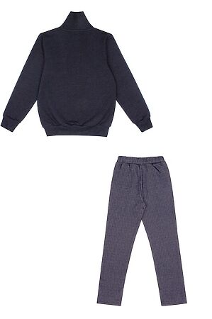 Комплект (пуловер+брюки) АПРЕЛЬ (Твид синий+темно-синий99) #254781
