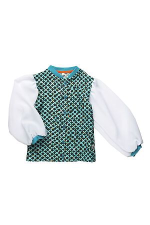 Блуза РАЗНЫЕ БРЕНДЫ (Колечки/ белый) 001FWGe019003 #255198