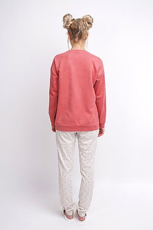 Комплект (джемпер+брюки) CLEVER (Т.розовый/меланж бежевый) LP10-853/4 #256043