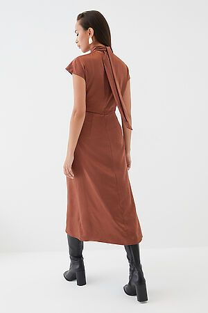 Платье ZARINA (Тёмно-коричневый) 0422009559 #256770