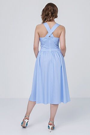 Платье MARIKO (Голубой, белый) 1363 #257355