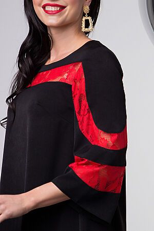 Платье LADY TAIGA (Черный, красный) П1811 #258554