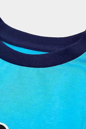 Пижама MARK FORMELLE (Голубой +синий +печать) 21-10538ПП-0 #260552