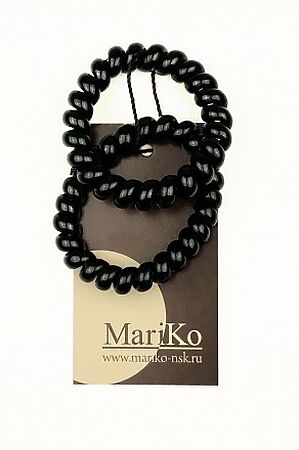 Резинка для волос MARIKO (Черный) 100-125 #261455