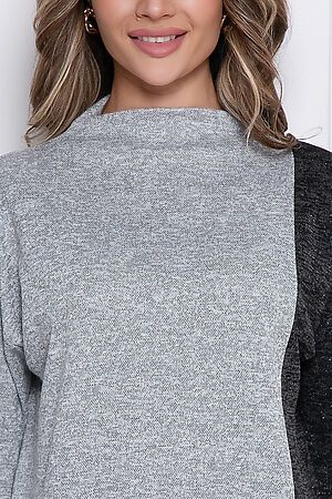 Блуза BELLOVERA (Серый, черный) 42Б1570 #263403