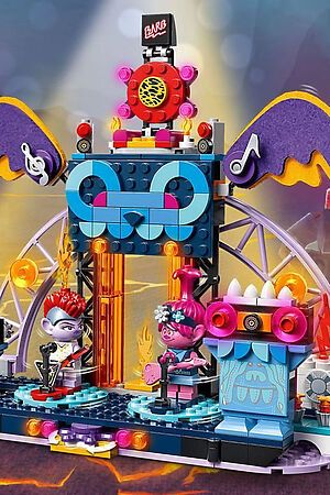 Игрушка Trolls Концерт в городе Рок-на-Вулкане LEGO, мультиколор 41254 #265988 купить с доставкой в интернет-магазине OptMoyo.ru