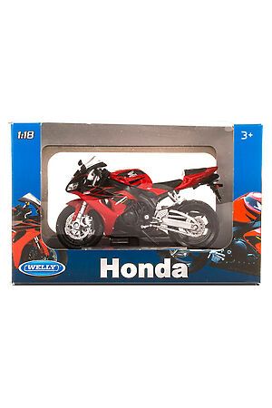 Игрушка модель мотоцикла 1:18 Honda CBR1000RR WELLY, мультиколор 12819P #267466 купить с доставкой в интернет-магазине OptMoyo.ru