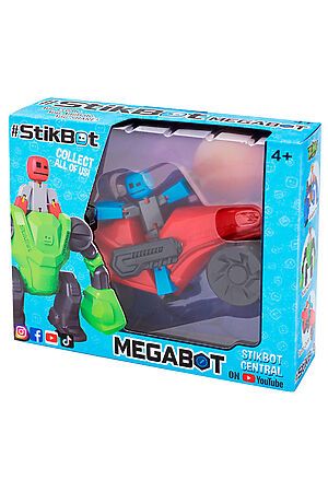 Игрушка Stikbot Мегабот Турбо Байк Игрушки разных брендов, мультиколор TST629TB #267496 купить с доставкой в интернет-магазине OptMoyo.ru