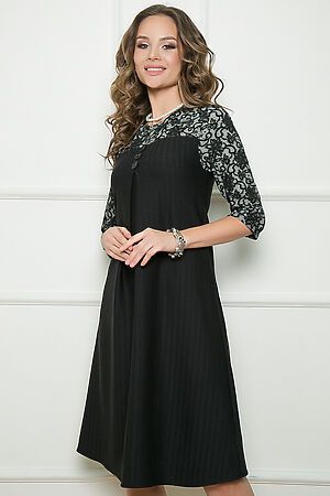 Платье Палау BELLOVERA (Серый, черный) 4П1747 #269090