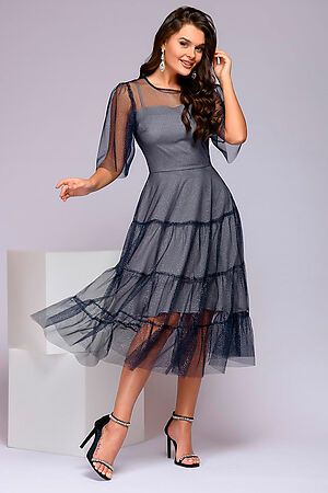 Платье 1001 DRESS (Темно-синий) 0122001-02326BL #270240