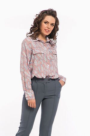 Блуза MODELLOS (Розовый/молочный) Б-254/2 #271055