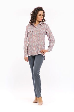 Блуза MODELLOS (Розовый/молочный) Б-254/2 #271055