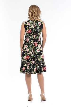 Платье MODELLOS (Черный/зеленый/розовый) П-544 #271057