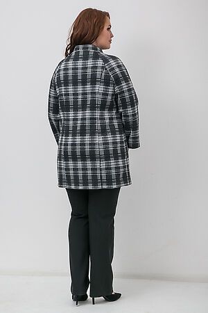 Пальто MODELLOS (Серый/черный) П-418/2 #271105