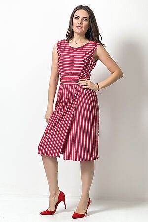 Платье MODELLOS (Красный/синий/молочный) П-570 #271147