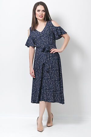 Платье MODELLOS (Серый/черный/синий) П-582 #271186