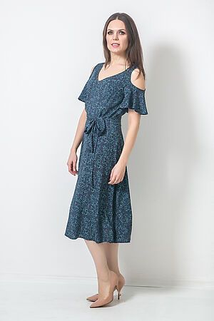 Платье MODELLOS (Серый/зеленый/синий) П-582/1 #271187