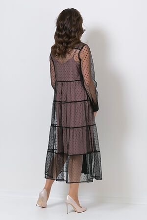 Платье MODELLOS (Пудровый/черный) П-613 #271295