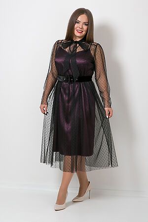 Платье MODELLOS (Фиолетовый/черный) П-612/2 #271299