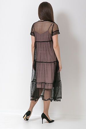 Платье MODELLOS (Черный/пудра) П-618 #271304
