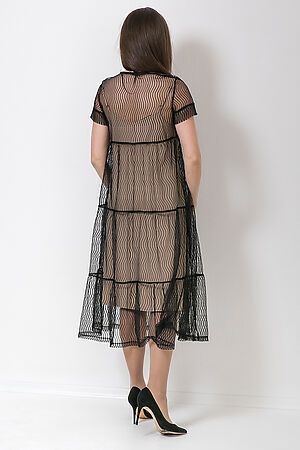 Платье MODELLOS (Черный/бежевый) П-618/1 #271305
