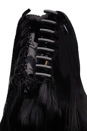 Накладной хвост шиньон накладные волосы длинный шиньон шиньон с заколкой "Нимфа" Nothing But Love (Черный, темно-коричневый) 296091 #272826