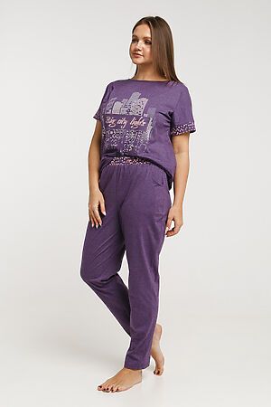 Костюм (футболка+брюки) ODEVAITE (Фиолетовый) 509-12-121 #272846