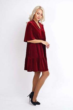 Платье CLEVER (Бордовый) 105455бх #272868