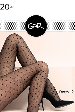 Колготки GATTA (Черный) DOTSY 12 nero #272965