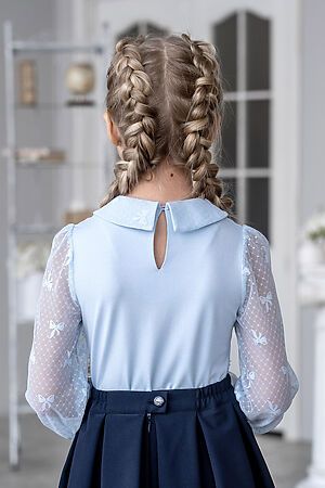 Блуза ALOLIKA (Фатуа голубой) ТБ-2102-2 #273133