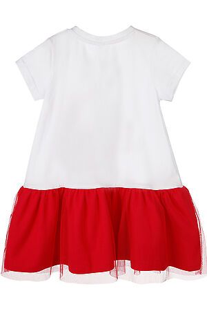 Комплект (Платье+Повязка) PLAYTODAY (Белый, Красный) 12143317 #284125