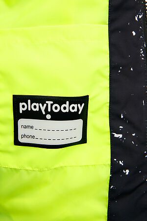 Куртка PLAYTODAY (Черный, зеленый) 12112403 #289440