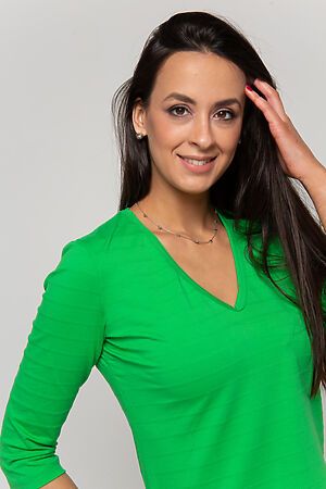 Блуза трикотажная RAPOSA (Зеленый) 035GRN #293388