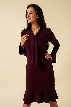 Платье RAPOSA (Темно-бордовый) 121PUR #293483