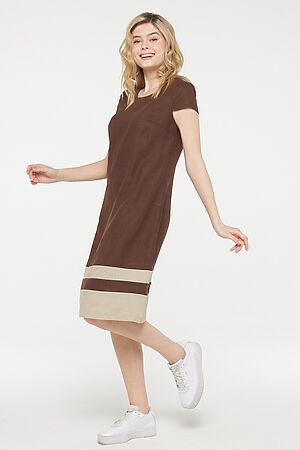 Платье VAY (Коричневый/песочный) #295163