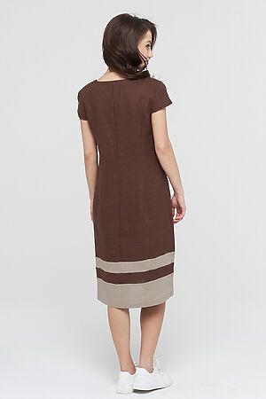 Платье VAY (Коричневый/какао с молоком) #295164